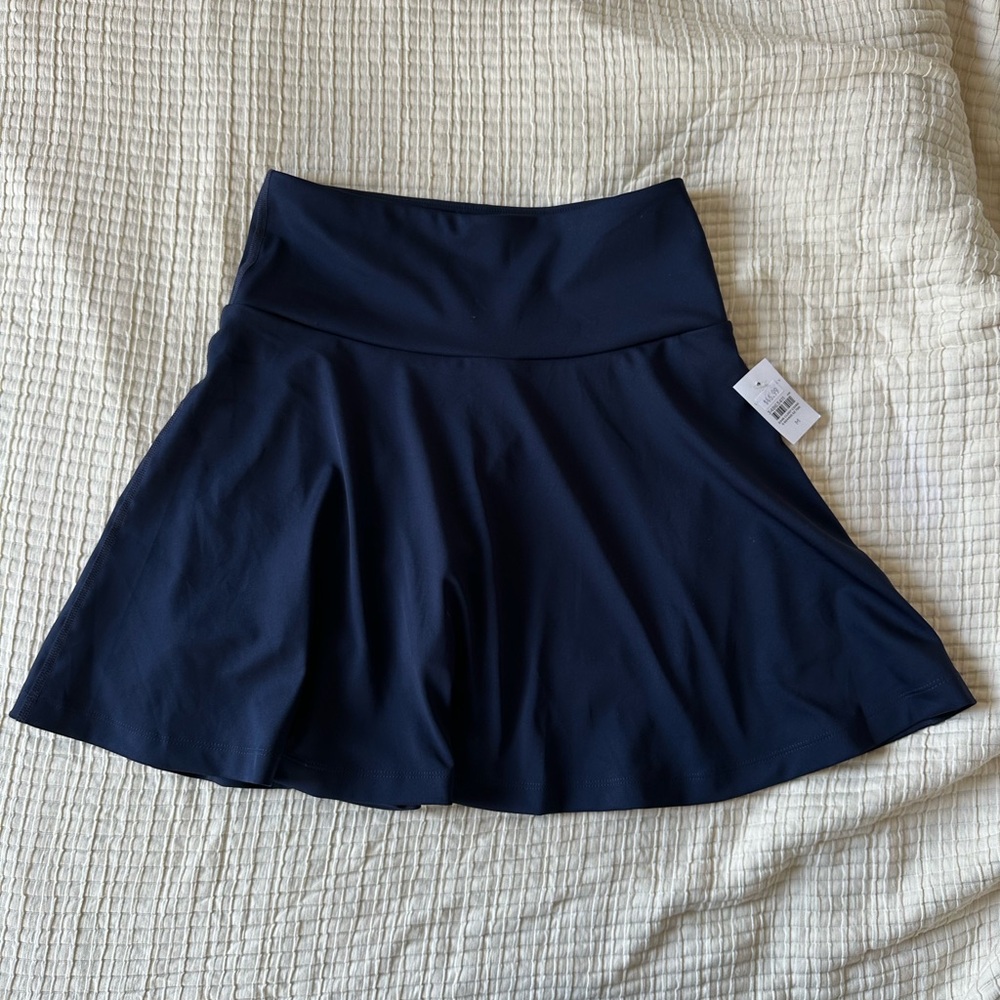 Lou & Grey Dark Blue Mini Skirt with Built in Shorts